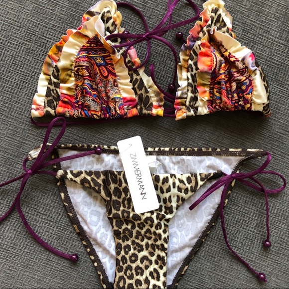 Zimmermann Other - 🔥🔥🔥 Zimmerman Instinct Tri Bikini, Leop